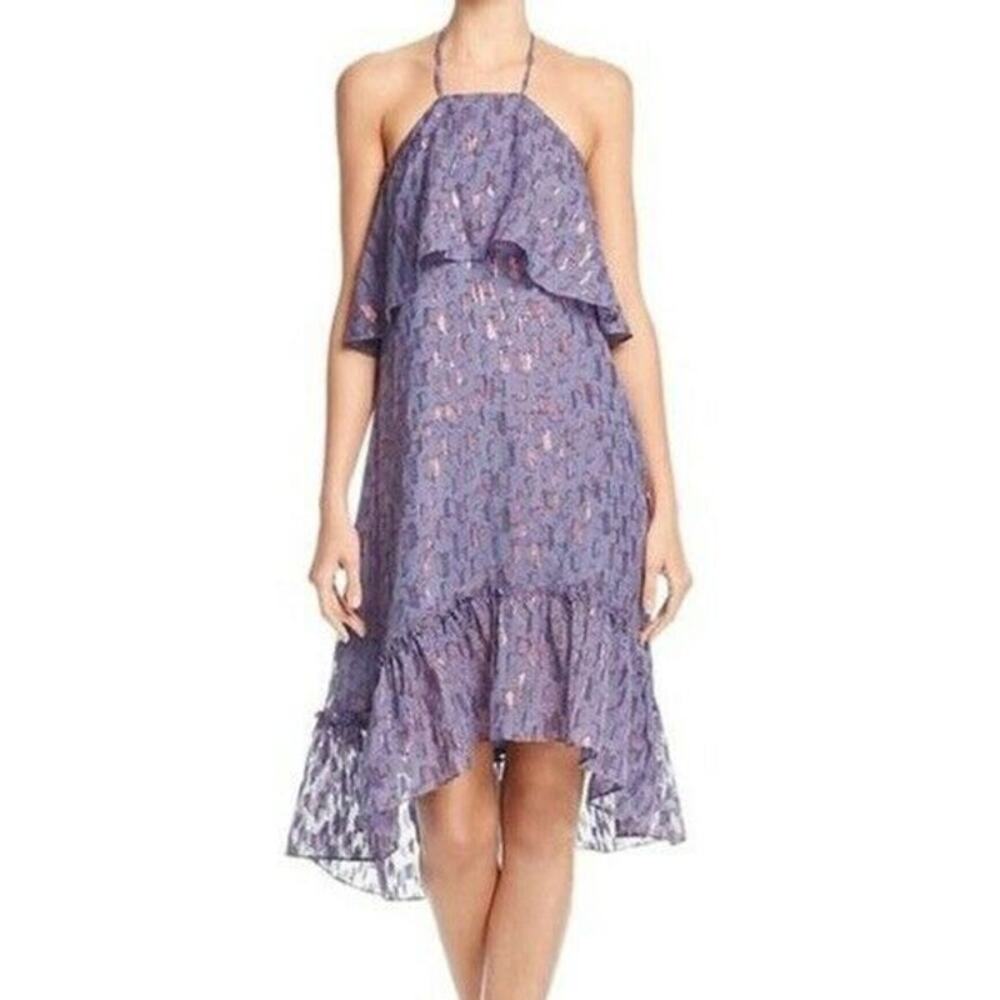 Ella Moss Stargazer Ruffle Halter Dress size XS